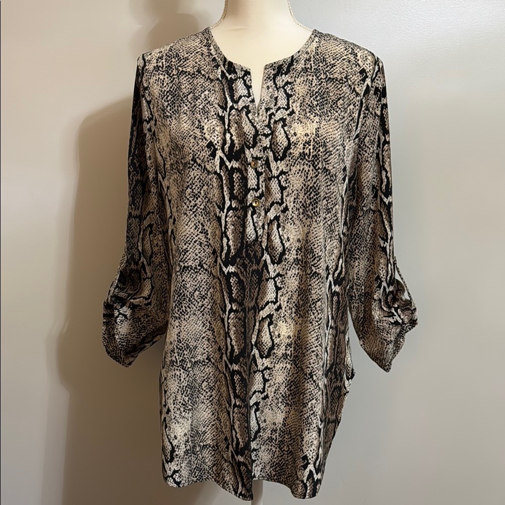 Snake Print Women's Top